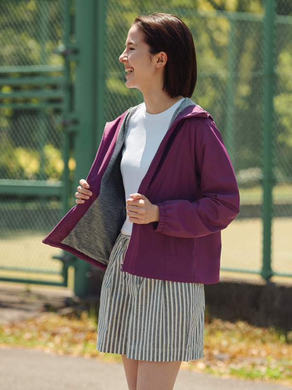 Áo khoác gió  2 lớp Uniqlo dành cho nữ