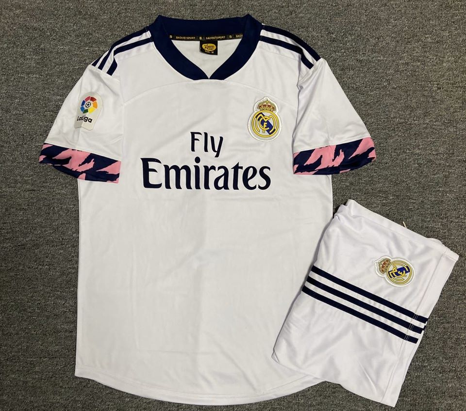 Áo Bóng Đá CLB Real Trắng (S-XXL) Mới Nhất 2020-2021 ( NEW Mùa giải 20/21)