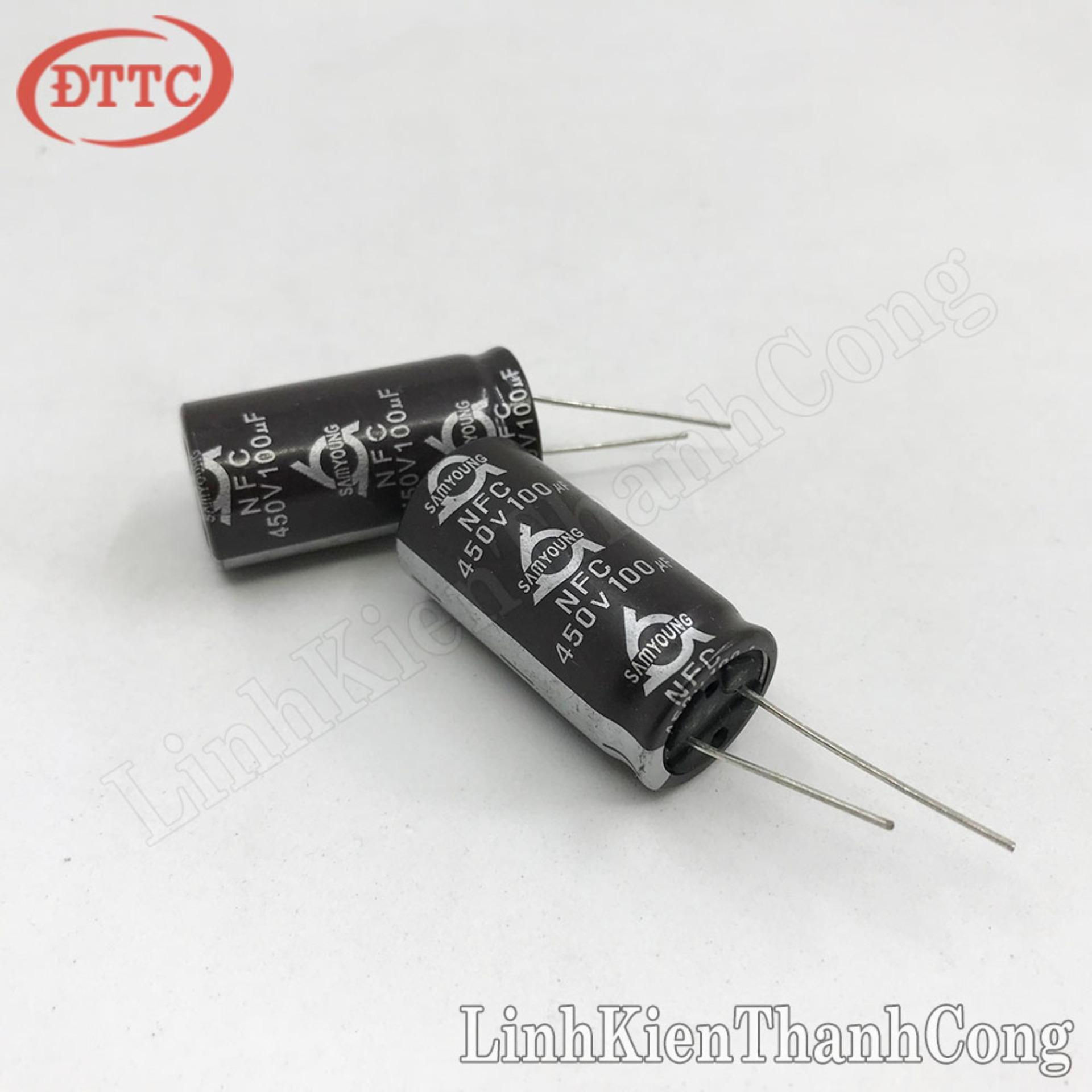 Tụ SAMYOUNG 100uF 450V (18x35mm)