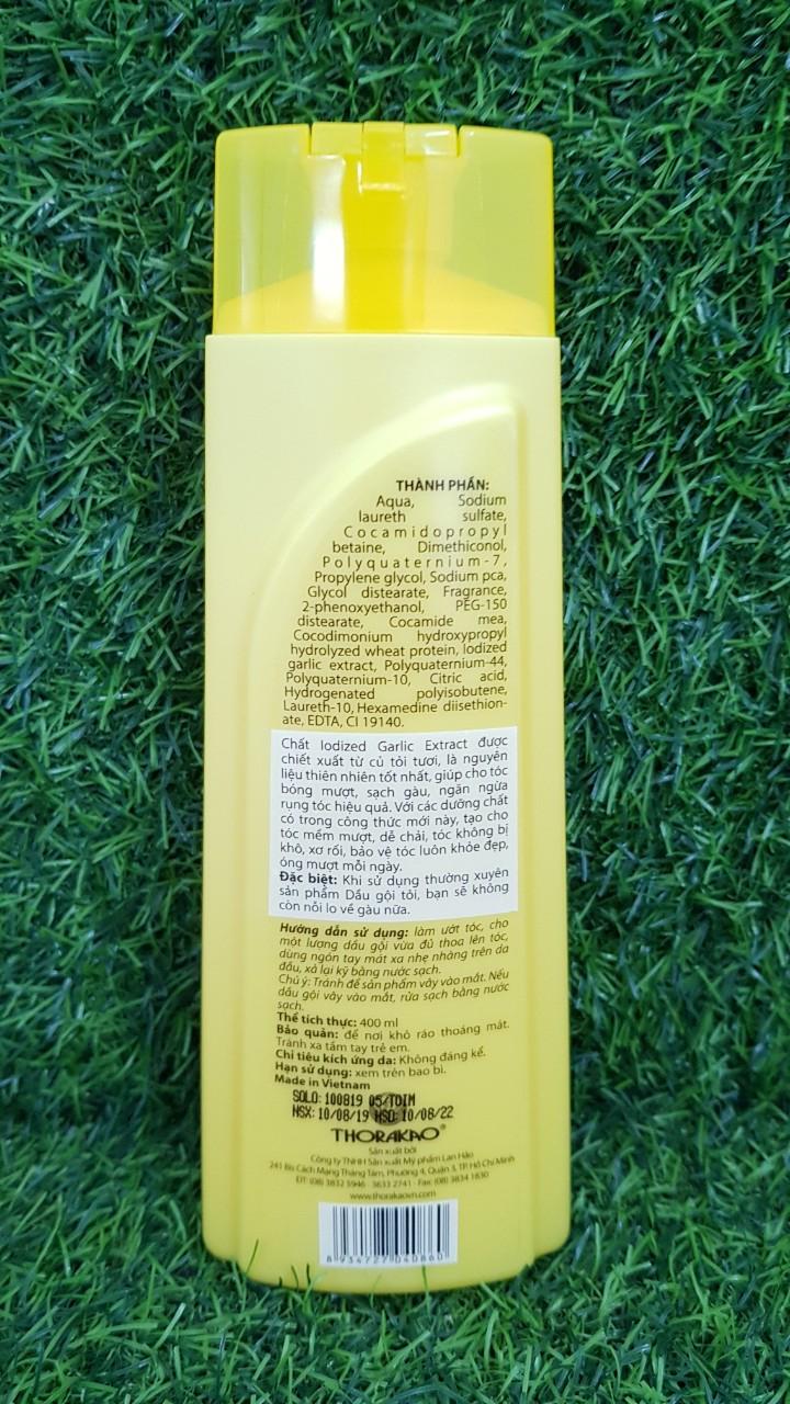 [HCM]Dầu gội tỏi Thorakao 400ml