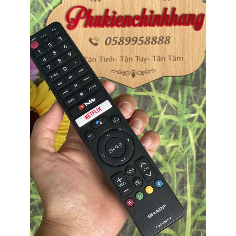 🎀🎀 remote tivi sharp giọng nói hàng zin