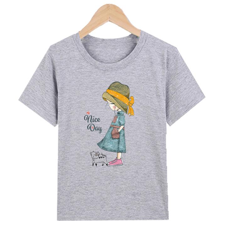 Áo Thun nữ in hình chất liệu polly cotton EWM1292 Thời Trang Elsa