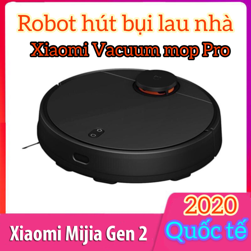 [BẢN QUỐC TẾ] Robot Hút Bụi, Lau Sàn Xiaomi Mijia Gen 2 - 2020 màu đen - STYTJ02YM