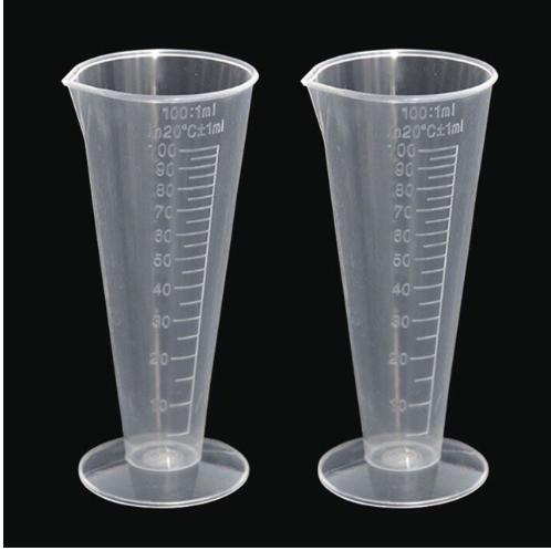Cốc đong nhựa 100ml (MS 130)-Chân phễu