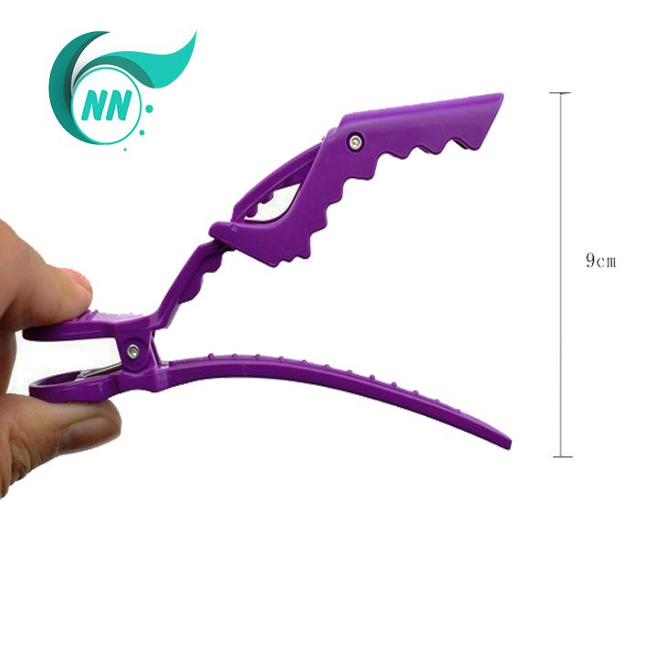 Bộ 6 Kẹp cá sấu chia tóc ( vàng )