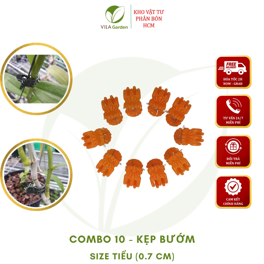 (COMBO 10) Kẹp Bướm Dùng Kẹp Cố Định Cây Hoa Lan