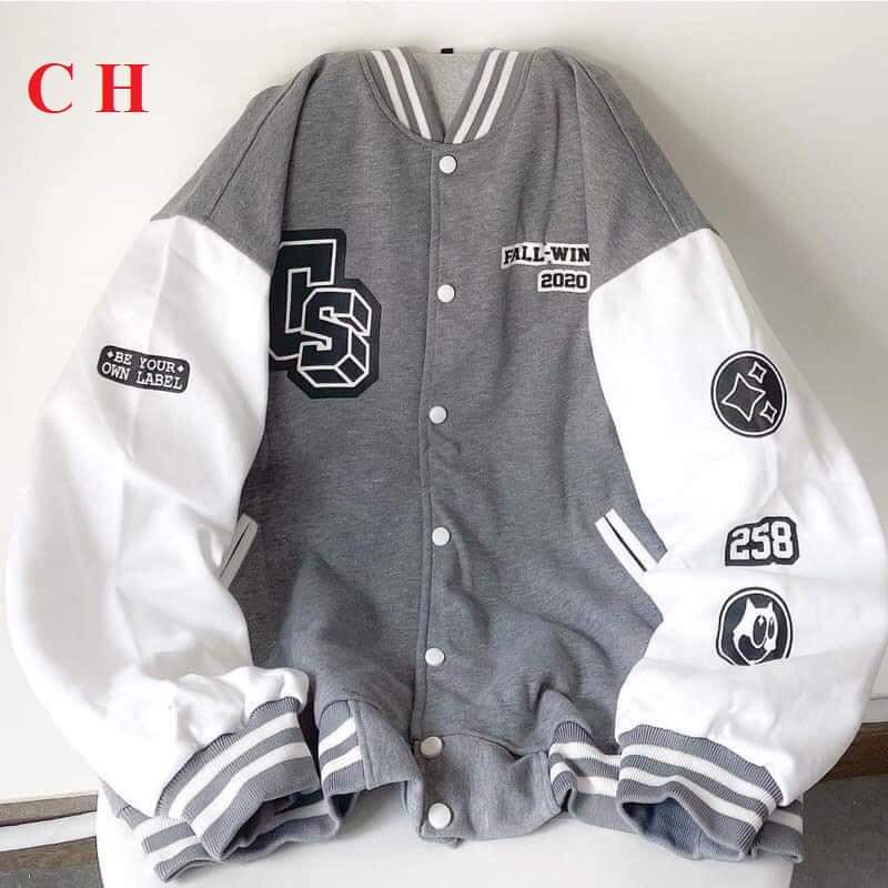 [25-27.4 Hoàn tiền 15%] ÁO BOMBER CS CHẤT NỈ DA CÁ KIỂU DÁNG DỄ MẶC CHO CÁC BẠN TRẺ - THỜI TRANG JUNA - CH