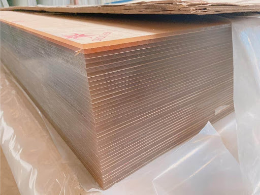 Mica trong 2 li ( kích thước 20 x 10 cm ) chuyên bán sỉ và lẻ mica alu - ván  - ván nhựa - pima vv