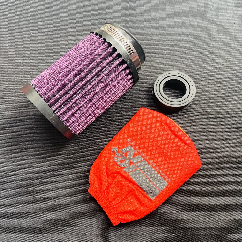 [THÔNG GIÓ] COMBO LỌC GIÓ TRỤ, PÔ E ĐỘ KN VÀ ÁO TRÙM PÔ E GẮN CÁC LOẠI XE MÁY (ÁO TRÙM MÀU ĐỎ)