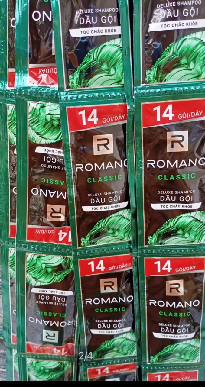 Dầu Gội Romano Dây 16 Gói