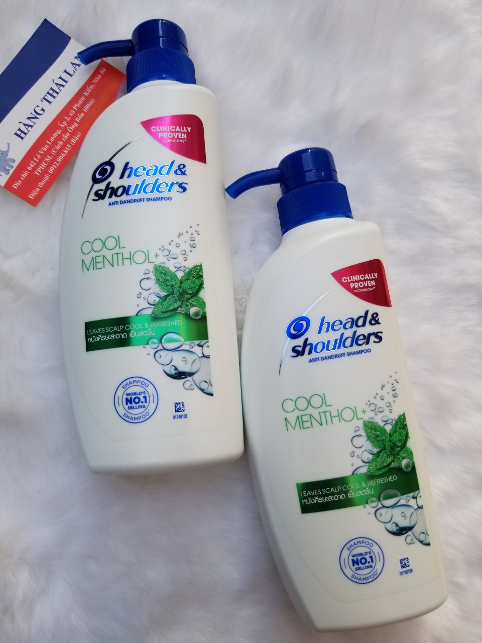 [HCM]Combo 2 chai Dầu gội Head & Shoulders Thái Lan 370ml (Bạc hà mát lạnh)