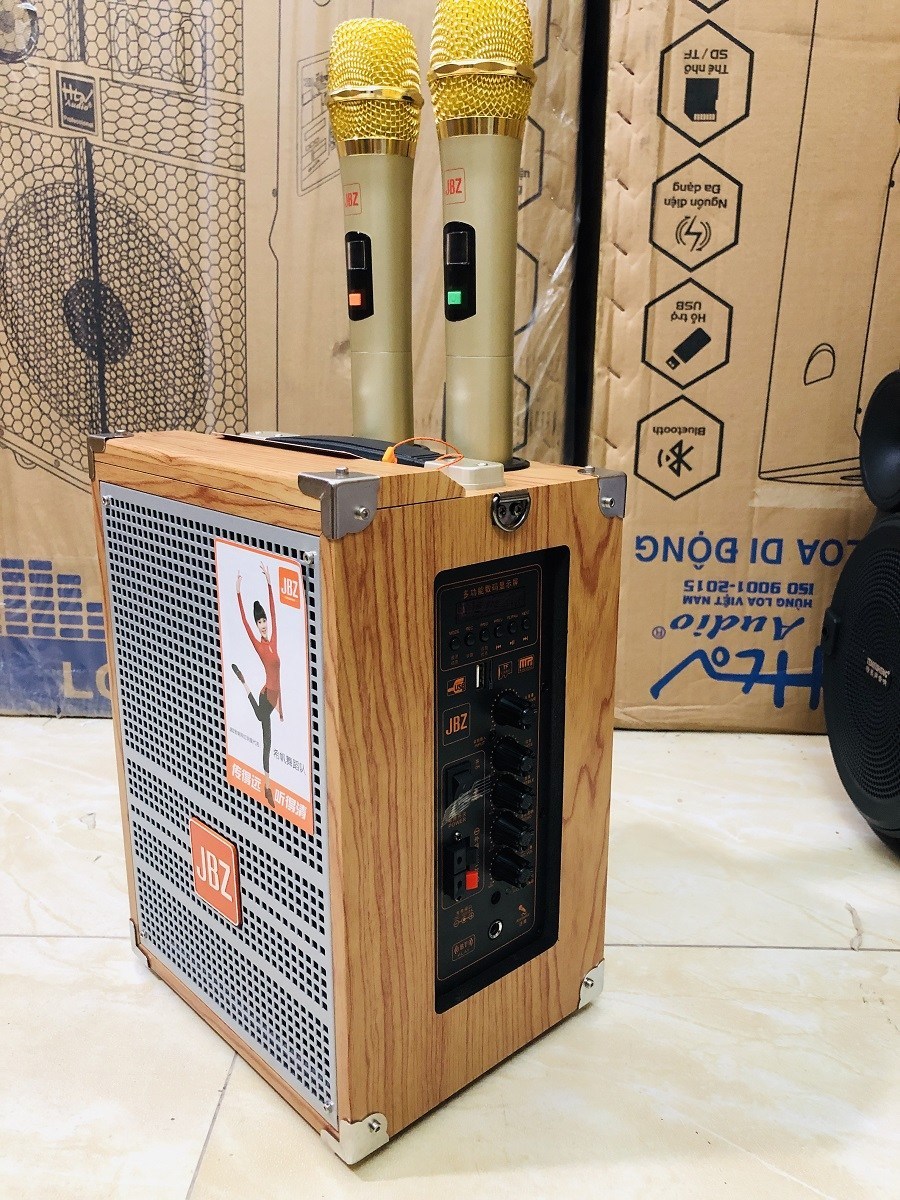 Loa kéo bluetooth karaoke jbz 0603 1 mic 6.5 inch , 60w kèm 1 míc