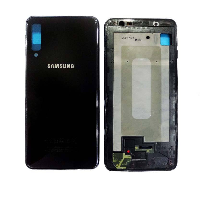 BỘ VỎ + KHAY SIM SAMSUNG A750 / A7 2018 ZIN