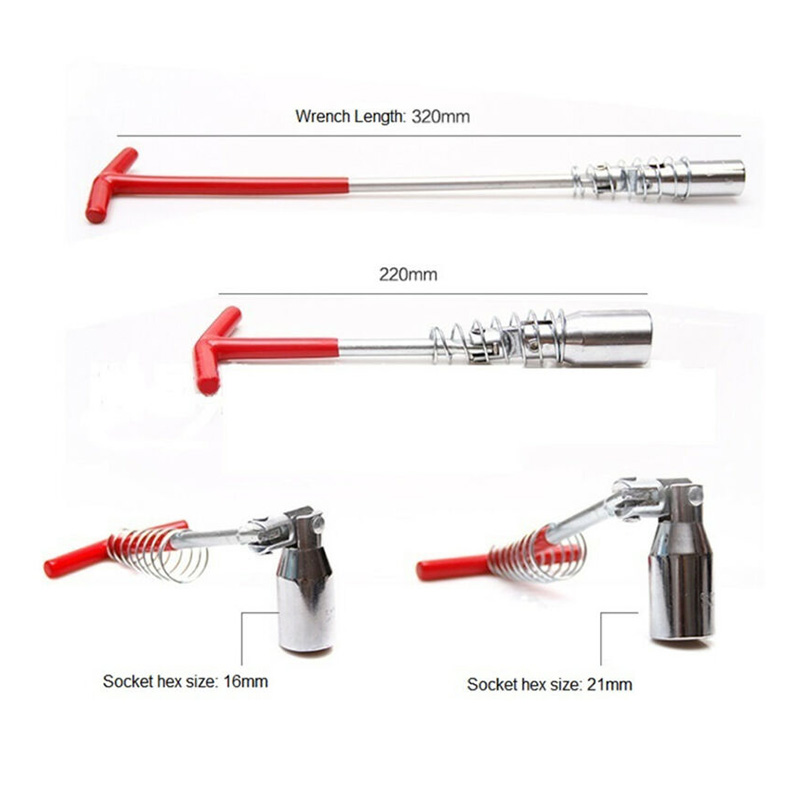 Dụng cụ tháo bugi chuyên dụng 16/21Mm chất lượng cao dùng cho xe máy, xe hơi thay thế ban đầu - INTL【Hot Sale】