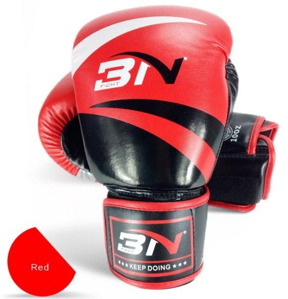 Găng tay đấm boxing cao cấp 3N 12OZ (Đỏ)