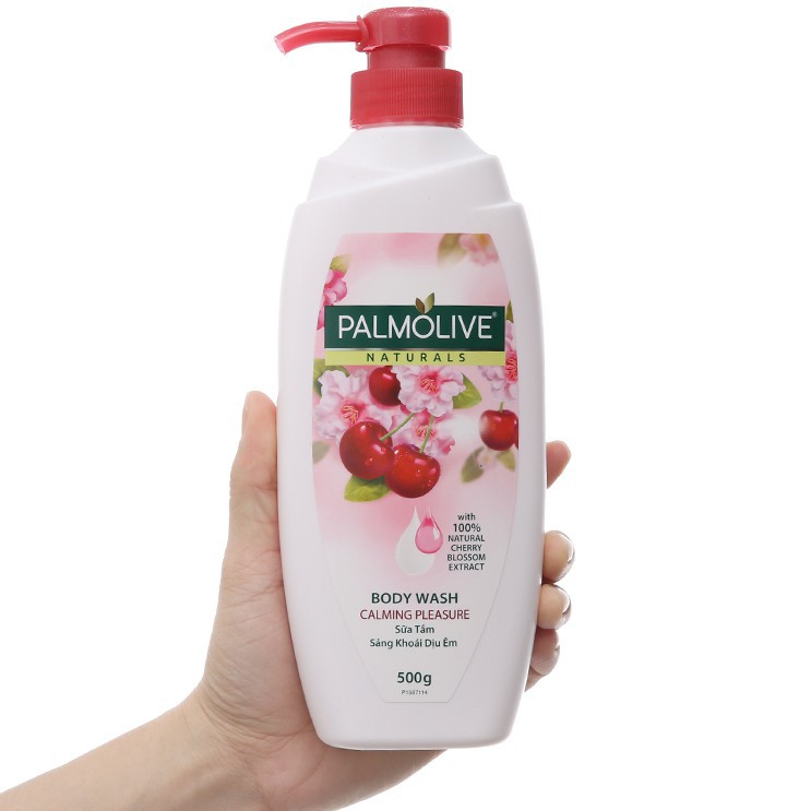 Sửa tắm palmolive chiết xuất hoa anh đào và sữa