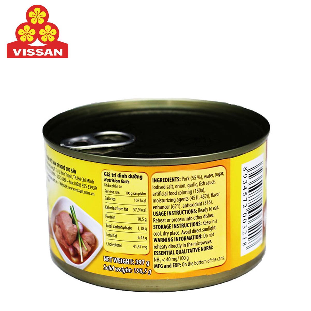 HEO HẦM CANNED PORK VISSAN 280 GRAM