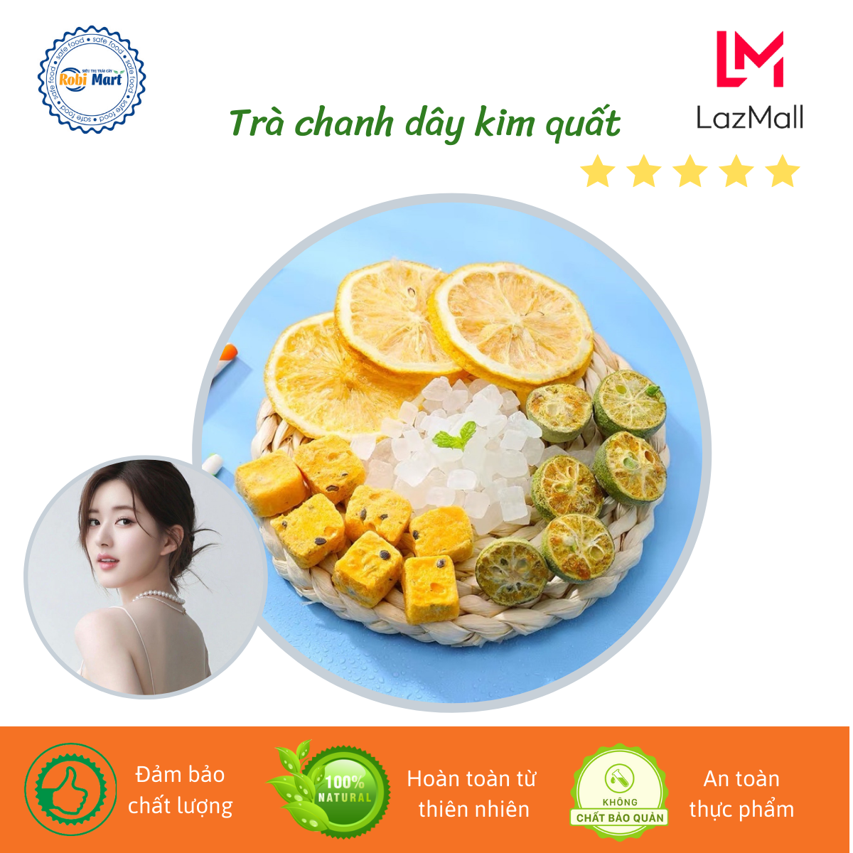 Robimart customed lemon tea, light milk, whitening, ink-set 10, 20, 30 packs