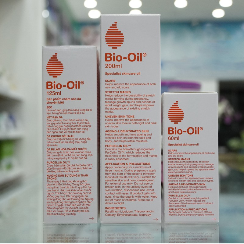 [HÀNG CHÍNH HÃNG] Tinh Dầu Trị Rạn Da, Làm Mờ Sẹo Hiệu Quả Bio Oil