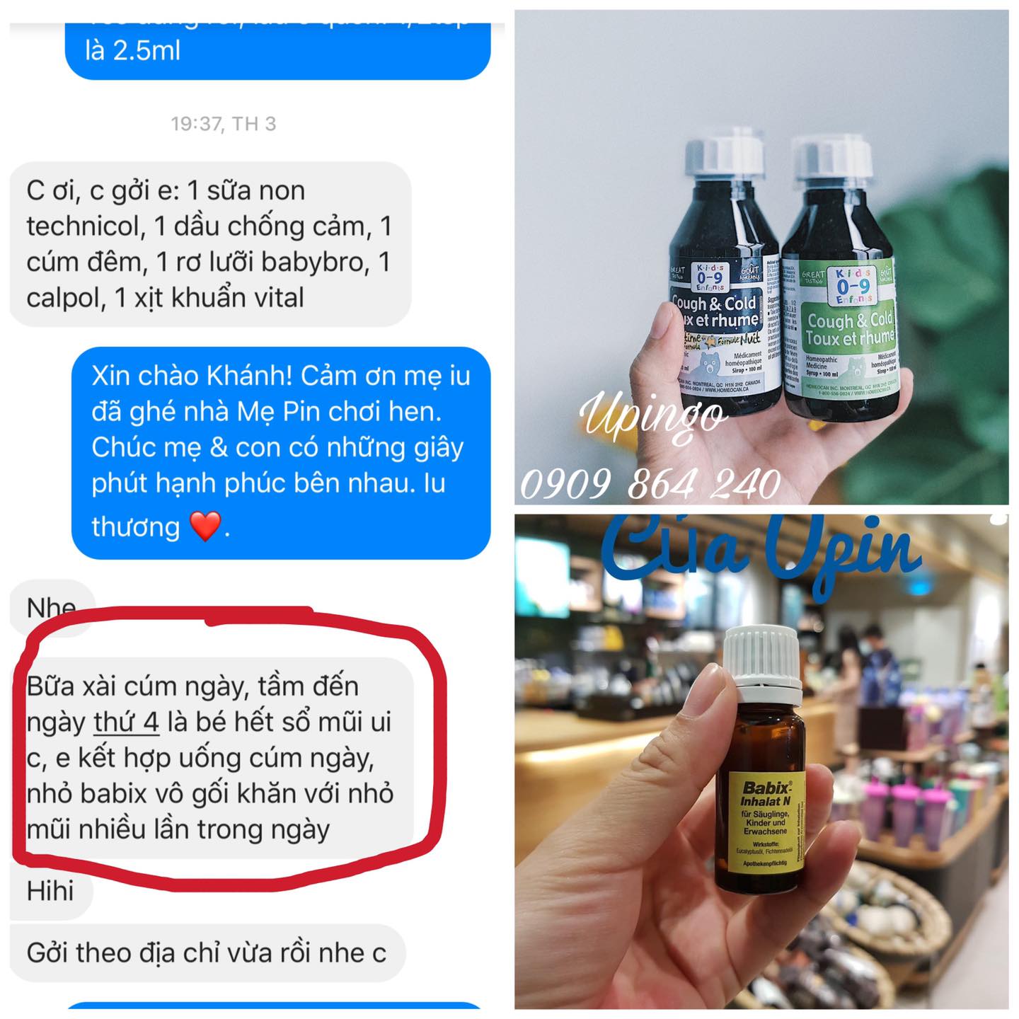 Kids 0-9 Syrup – Cough & Cold 100ml ( Ngày + Đêm)