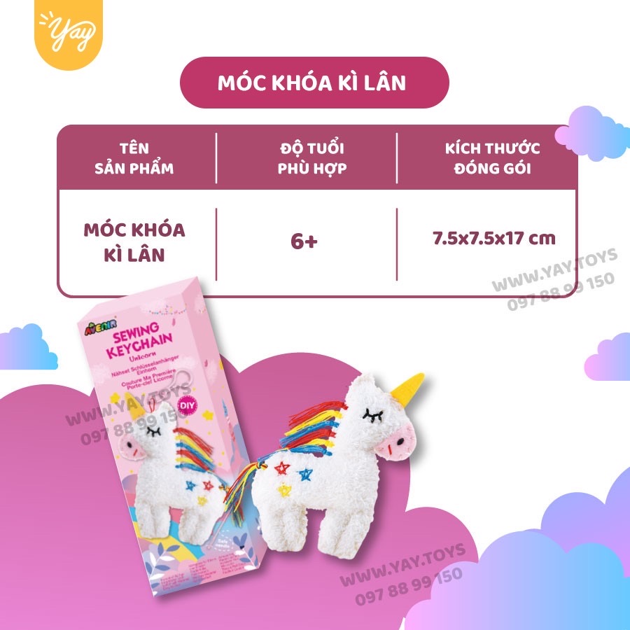[4 TRONG 1] Bộ Thủ Công Kỳ Lân Cho Bé 5+ Avenir