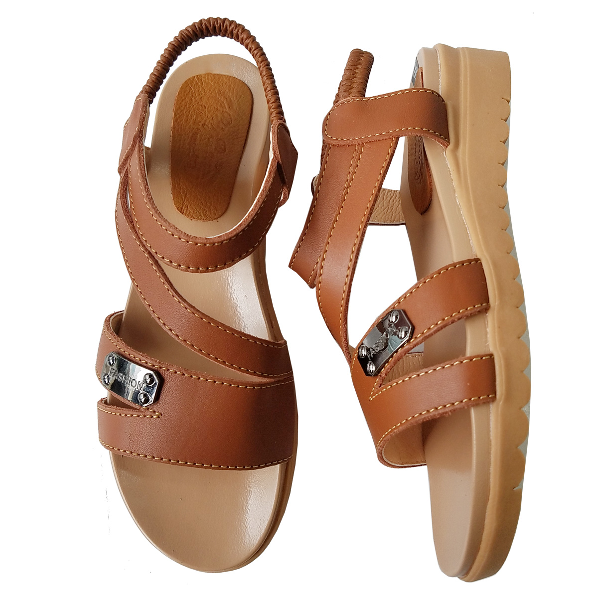 Giày Sandal Nữ Da Bò Thật BIGBEN Cao Cấp SDN54