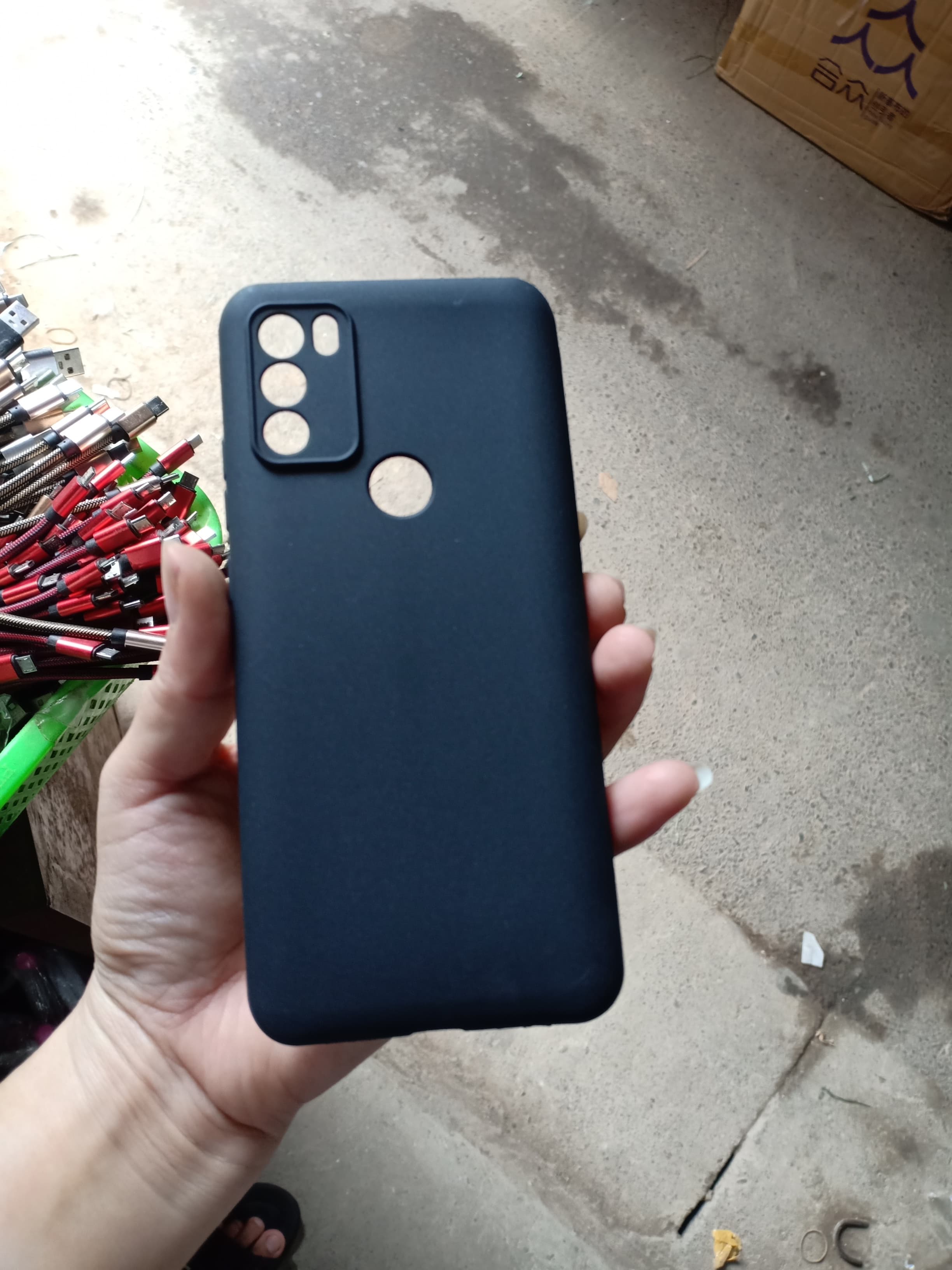 Ốp lưng Vsmart Star 5 silicone dẻo màu đen