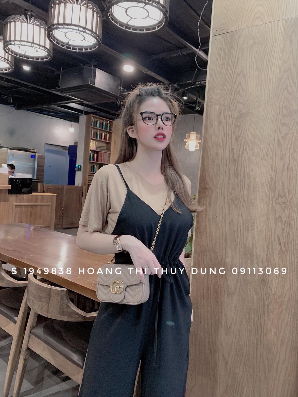Sét yếm áo tay ngắn thanh lịch TTSA0247