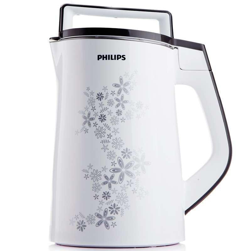 ( Thêm chức năng nấu sữa ngô ) Máy làm sữa đậu nành Philips HD2073 (Trắng) - Hàng nhập khẩu ( hiện đại hơn HD2072 )