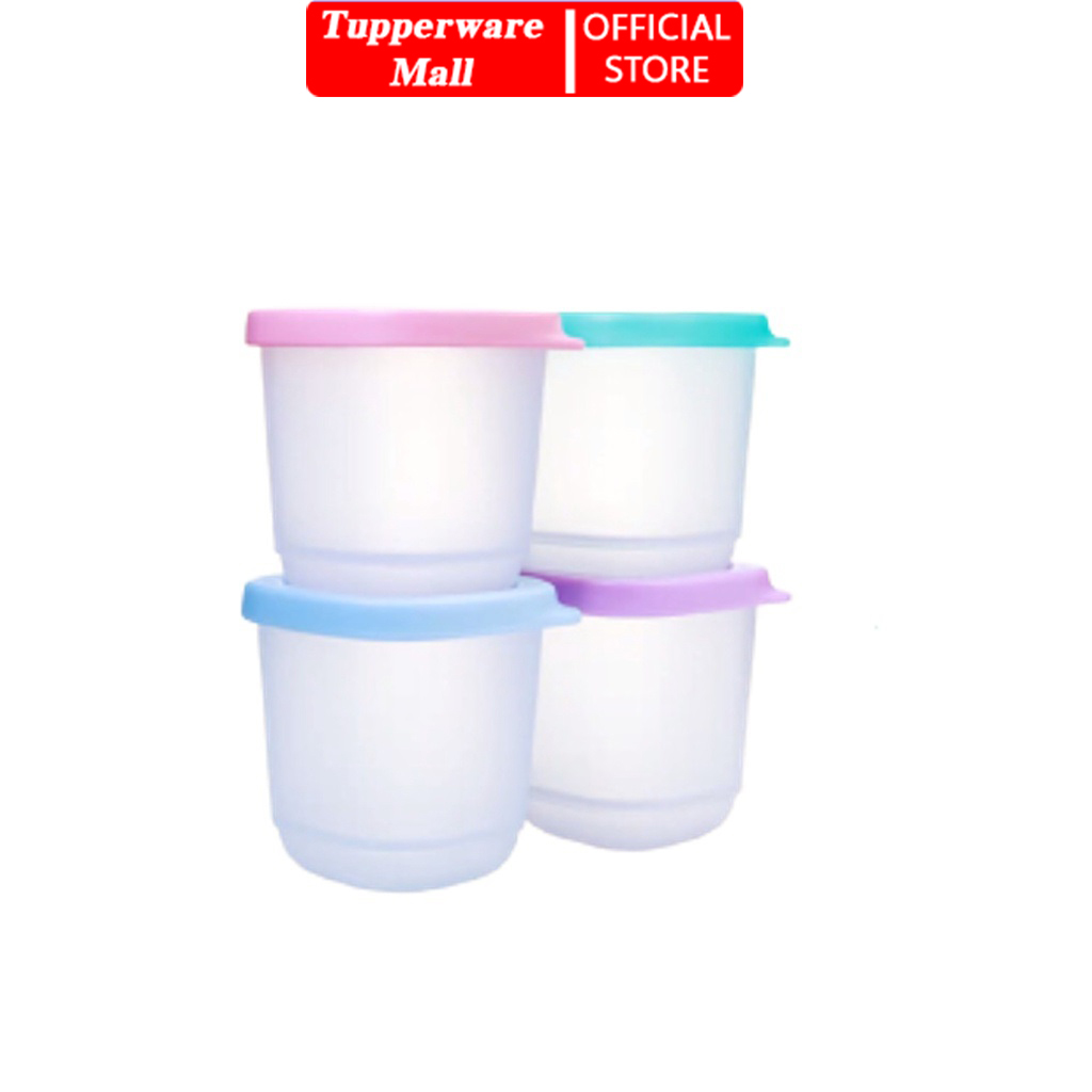 Bộ BQTP Tupperware Cubix Mini Square 210ml ( Set 4)