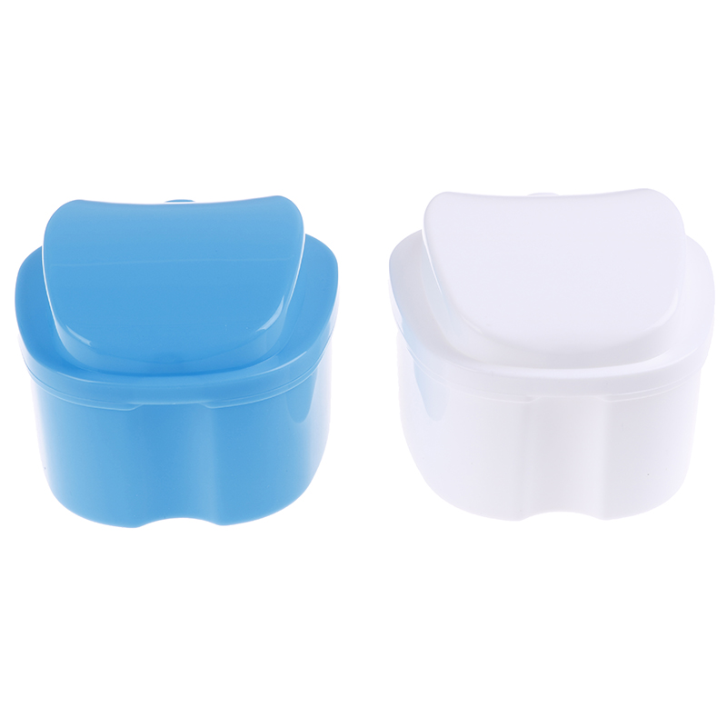 SHUNSHEN 1PC Cleaning teeth Case Dental False Teeth Storage Box Container Denture Boxs