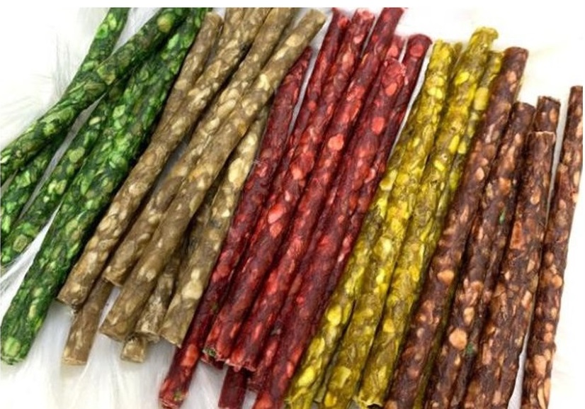 Gói 25 Que gặm Xương gặm bột da bò Mon Ami size 12,5cm cho chó