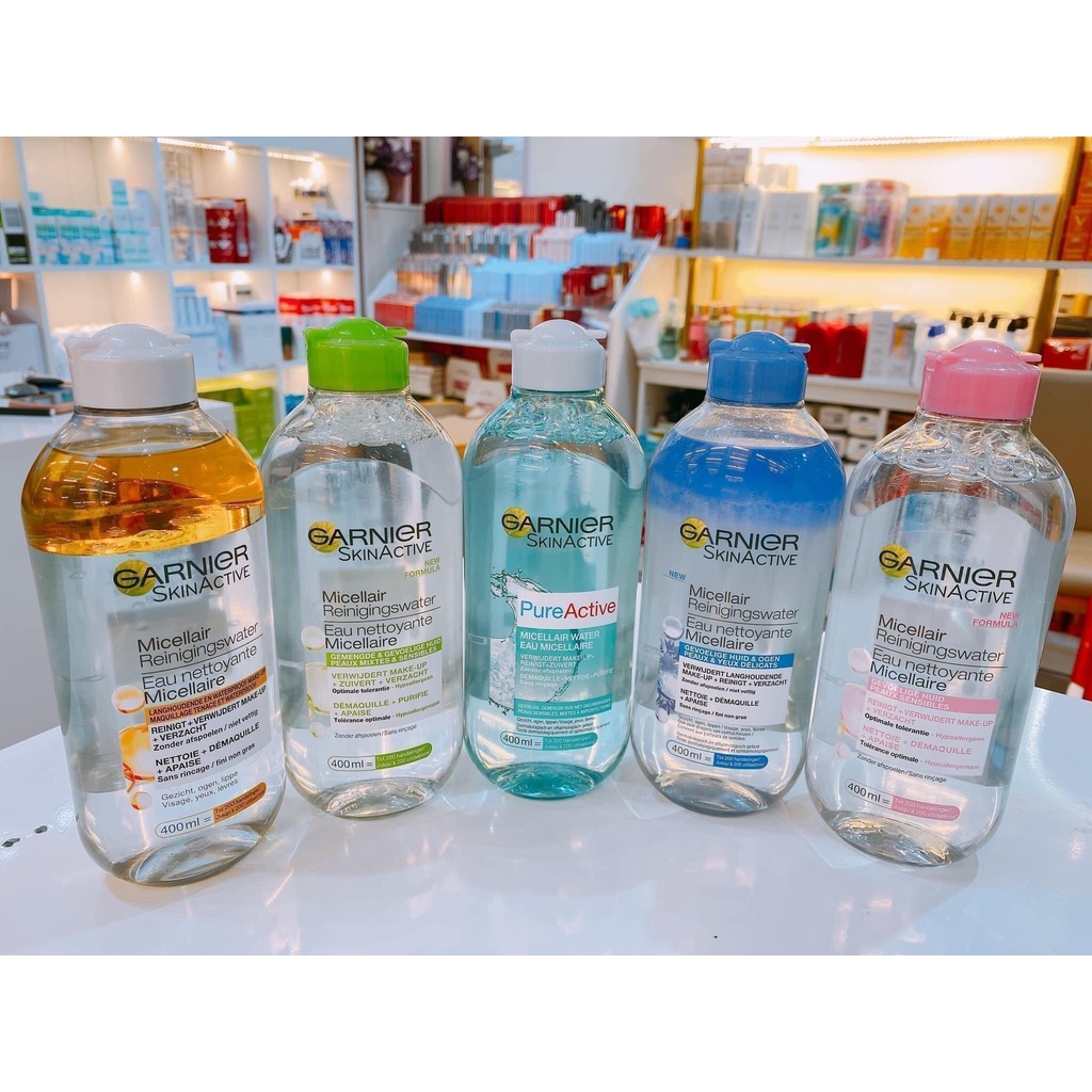 Nước tẩy trang Garnier 400ml Pháp [HÀNG CHÍNH HÃNG]