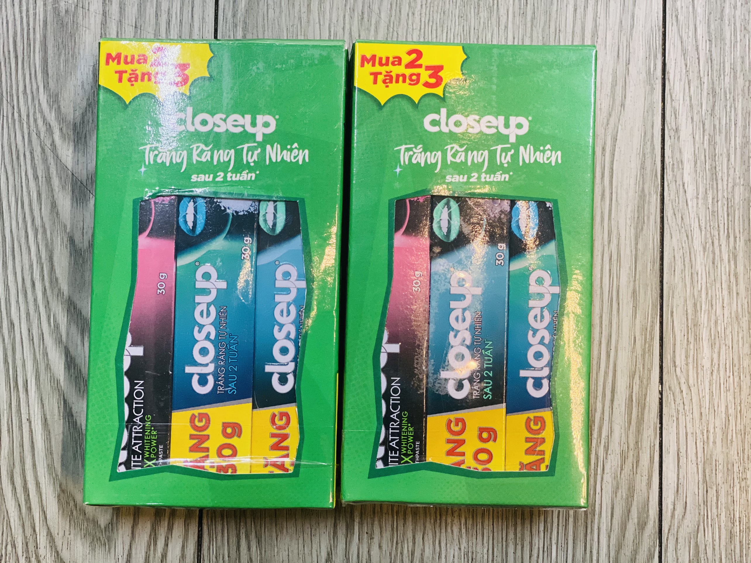 [CHỌN THEO SỐ LƯỢNG] COMBO 9 TUYP, 6 TUYP, 3TUYP KEM ĐÁNH RĂNG CLOSEUP 30G ( HỘP 3 TUYP)