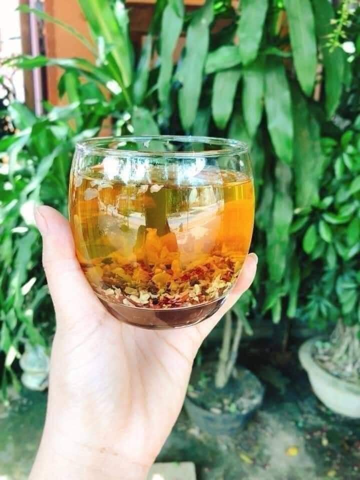 Hộp trà hoa ngũ cốc