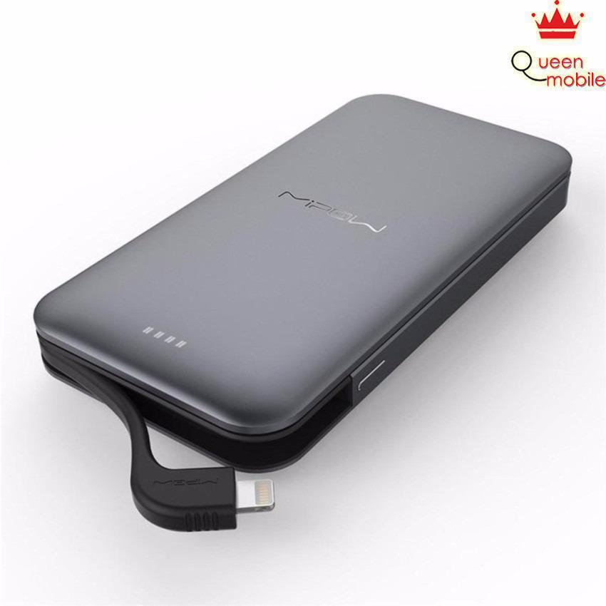 [HCM]Pin sạc dự phòng MIPOW Power Cube 10000 mAh (Xám)