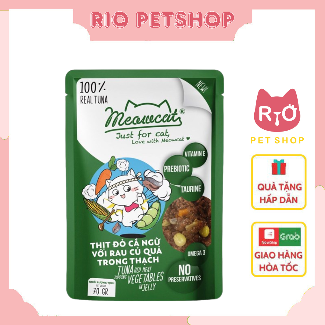 Pate Meowcat - Pate Cho Mèo Gói 70g