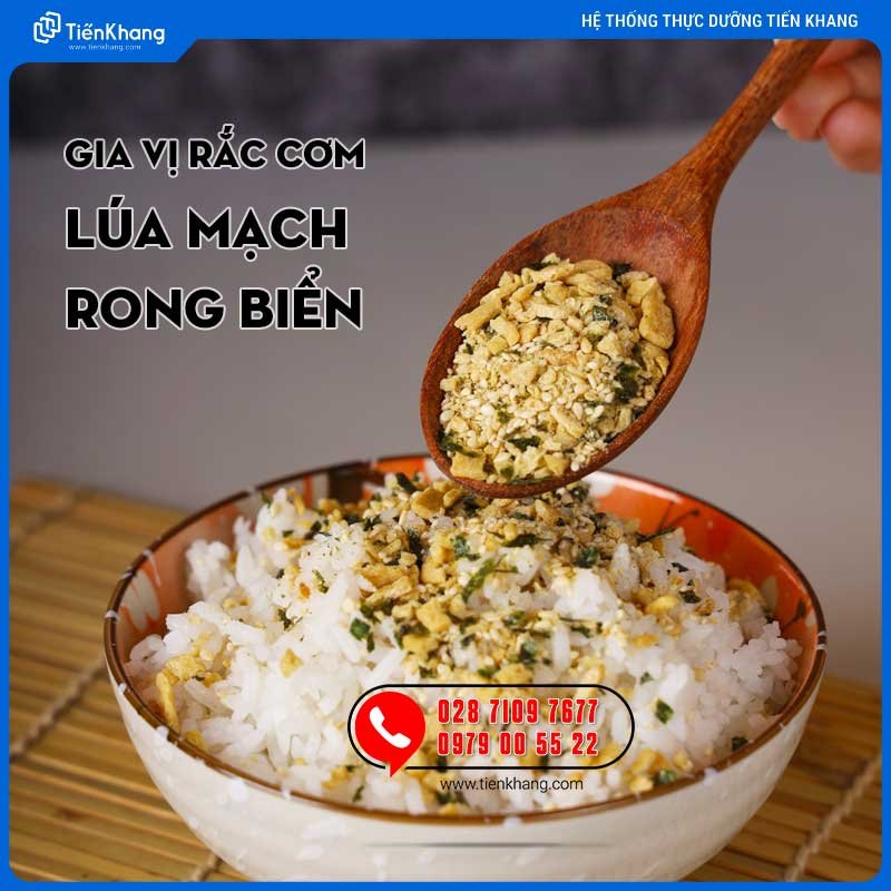 Gia Vị Rắc Cơm - Hũ (100gram) - Lúa mạch rong biển
