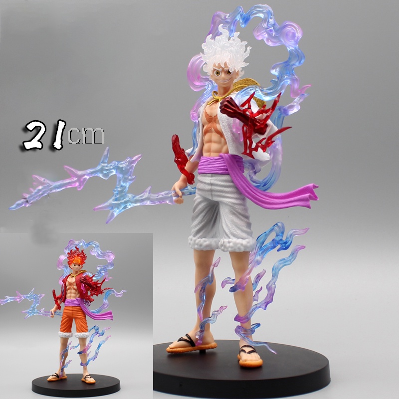 Mô hình nhân vật One Piece Luffy Gear 5 model Sun God Nika 21 cm ...
