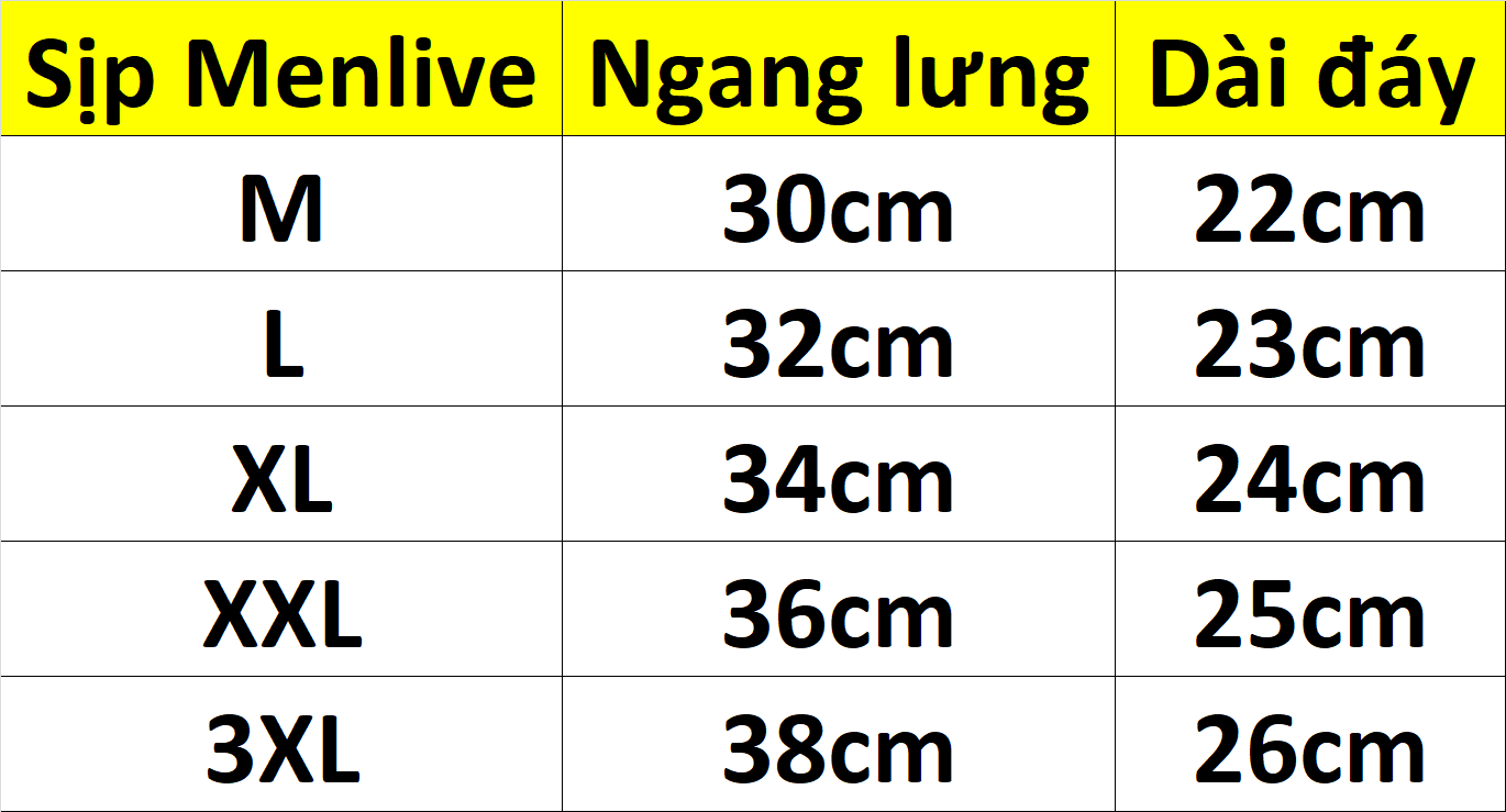 [HCM]COMBO 5 QUẦN LÓT NAM THUN LẠNH MENLIVE