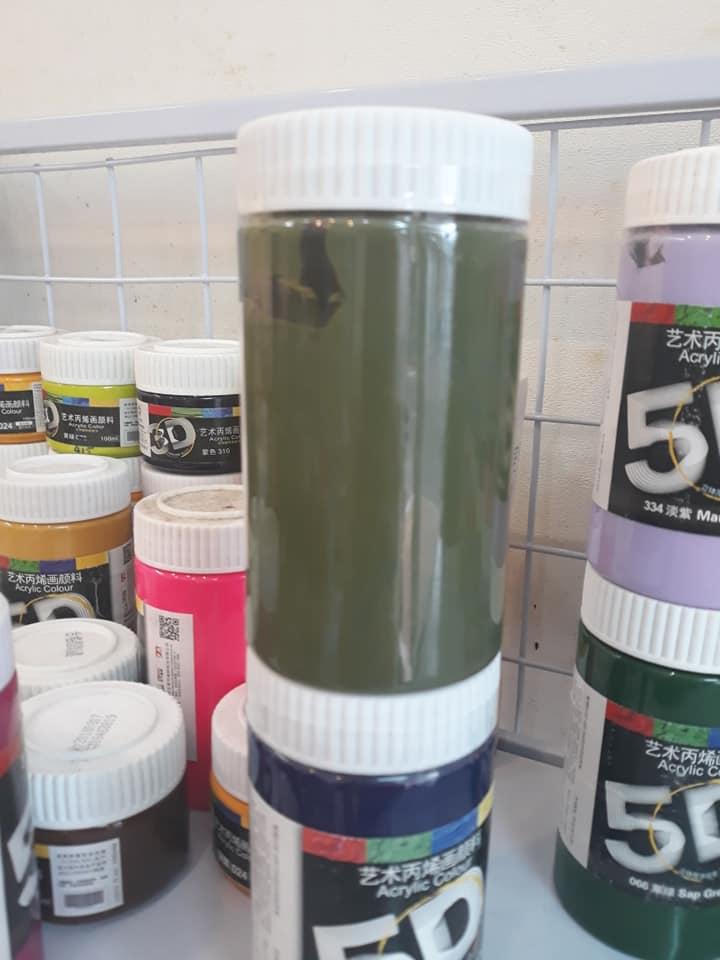Màu vẽ Acrylic, 3D/5D, 300ml, nhiều màu