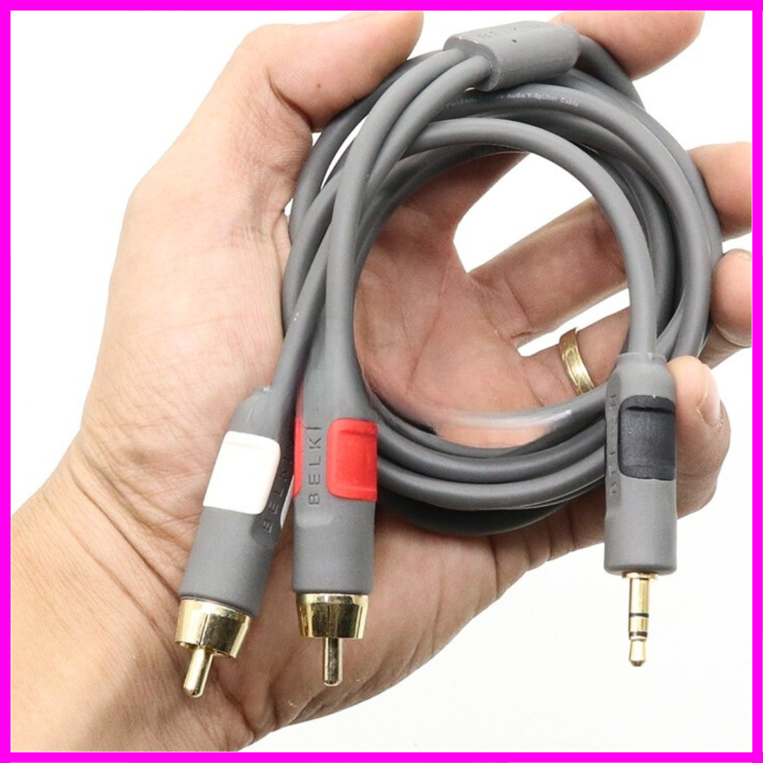 Dây Tín Hiệu Âm Thanh 3.5 Ra 2 AV Belkin Loại Tốt