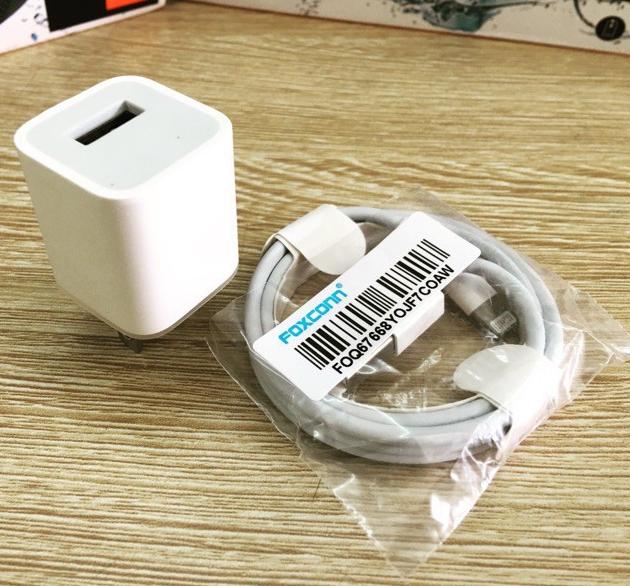 Bộ củ sạc a21 và cáp foxconn cao cấp cho iphone 5/6/7/8/x