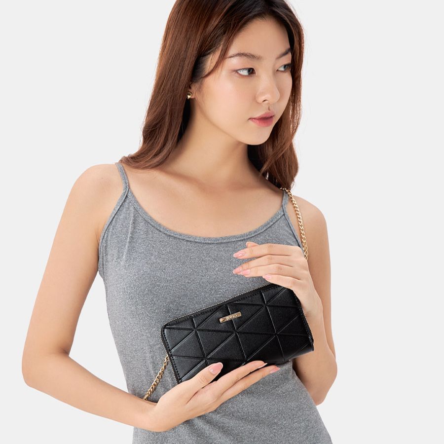 Ví Nữ Thời Trang JUNO Dập Hoạ Tiết VI209