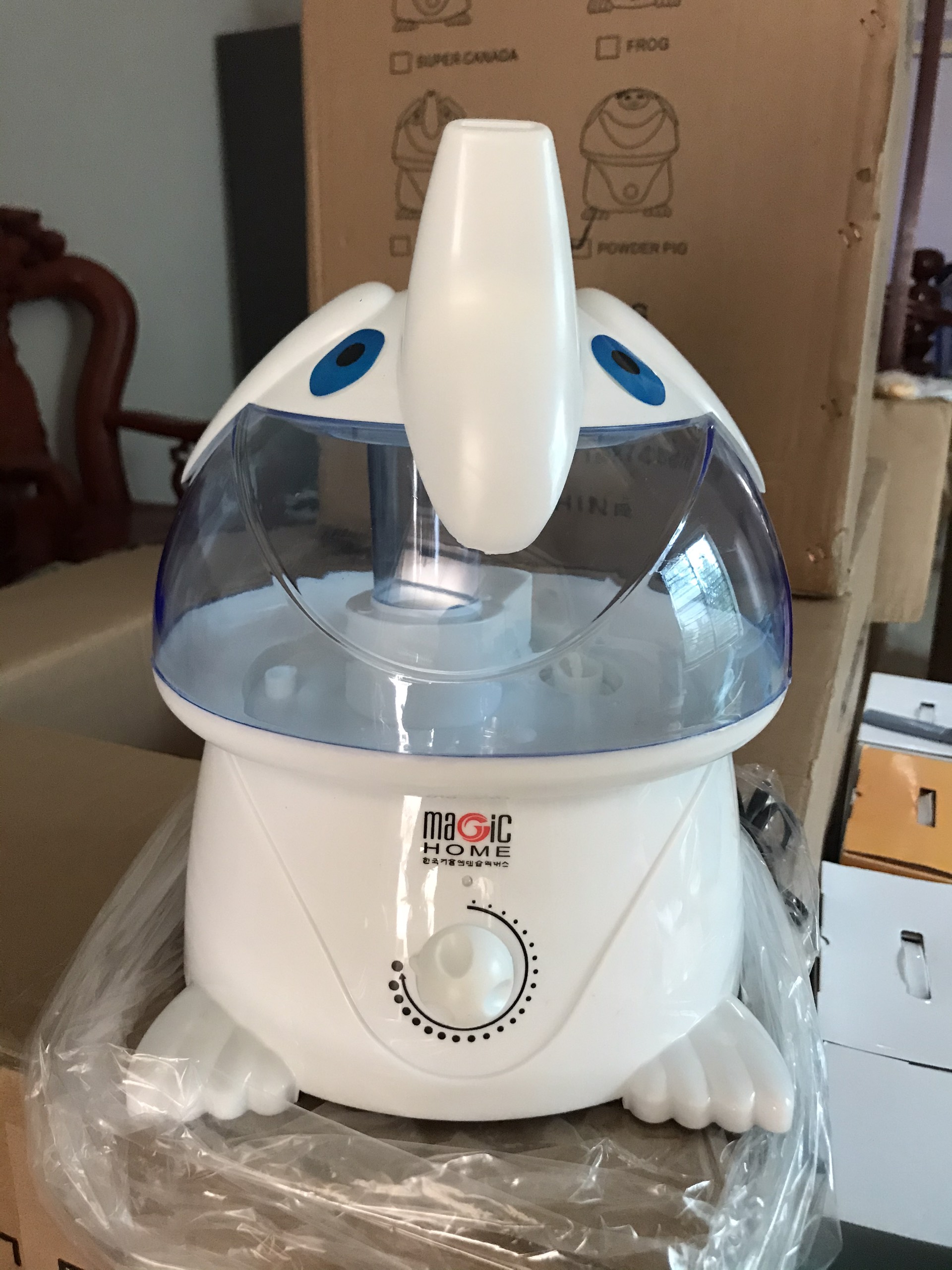 Máy phun sương tạo ẩm hình thú magic