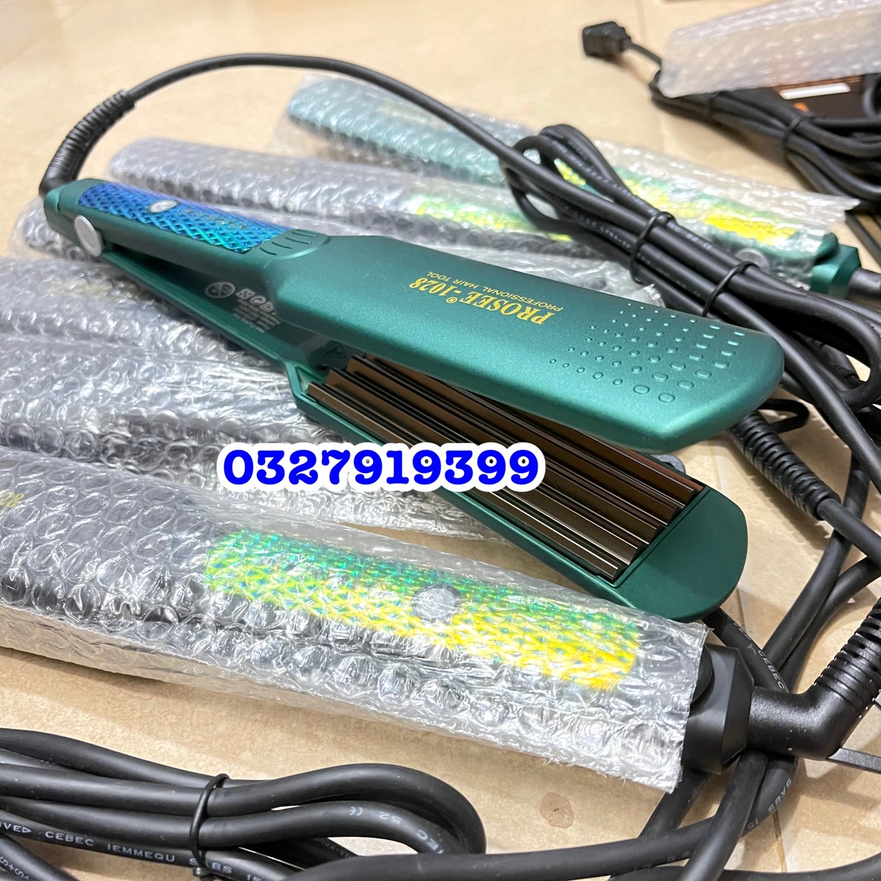 Prosee Máy Bấm Tóc Bản Lớn Cao Cấp PROSEE 1028 - 5 Răng Ceramic An Toàn Nhiệt Độ 100-230 Độ, Chất Liệu Hợp Kim, Đèn Báo Nhiệt, Kích Thước 4.5x11cm