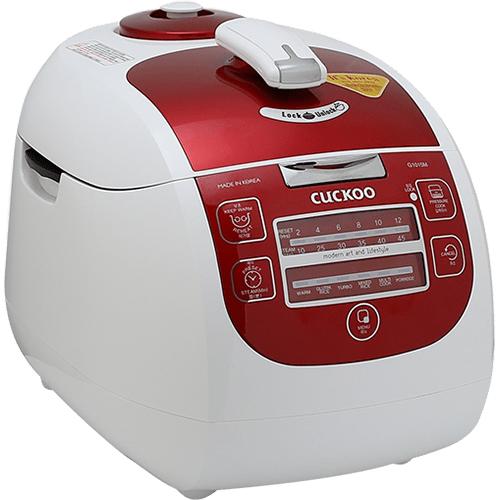 Nồi cơm áp suất đ.tử 1,8L Cuckoo CRP-G1015M-Đỏ-Kor