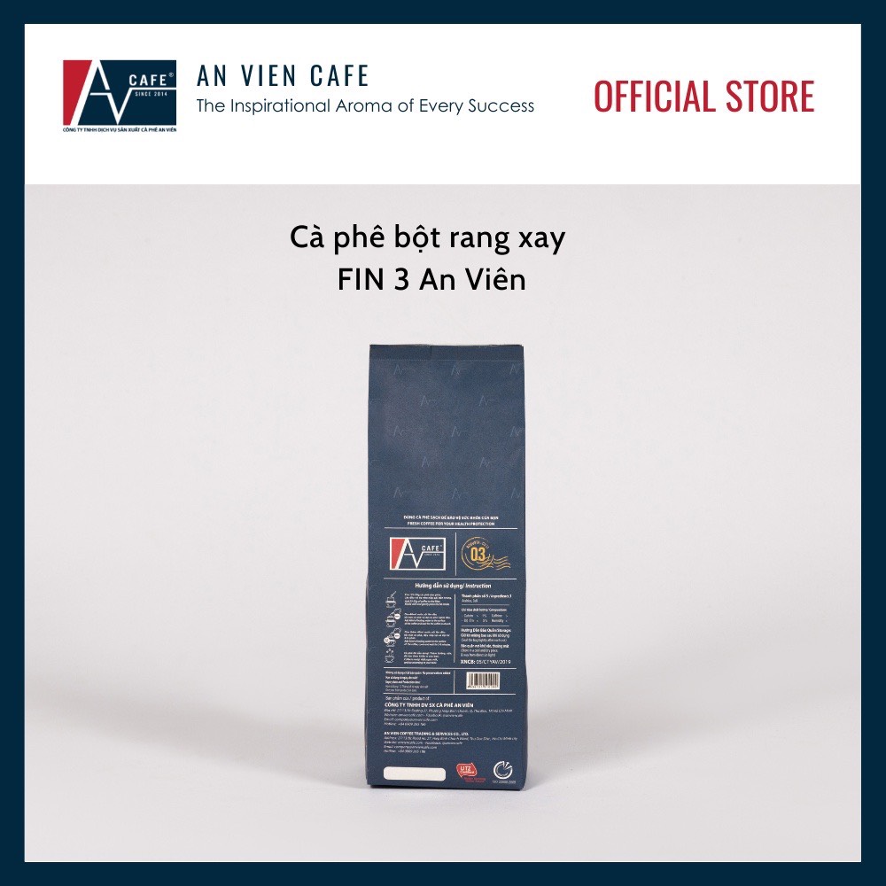 Cà Phê Hạt Rang Xay - Fin3 Pha Phin Pha Máy Đều Ngon
