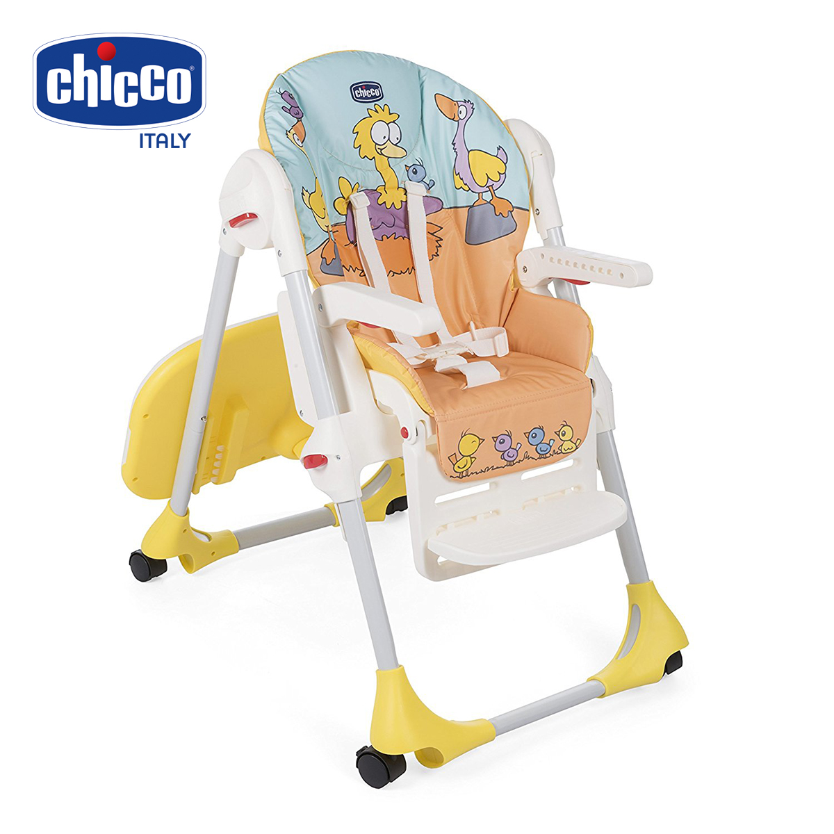 Ghế ăn Chicco Polly Vịt con 2W