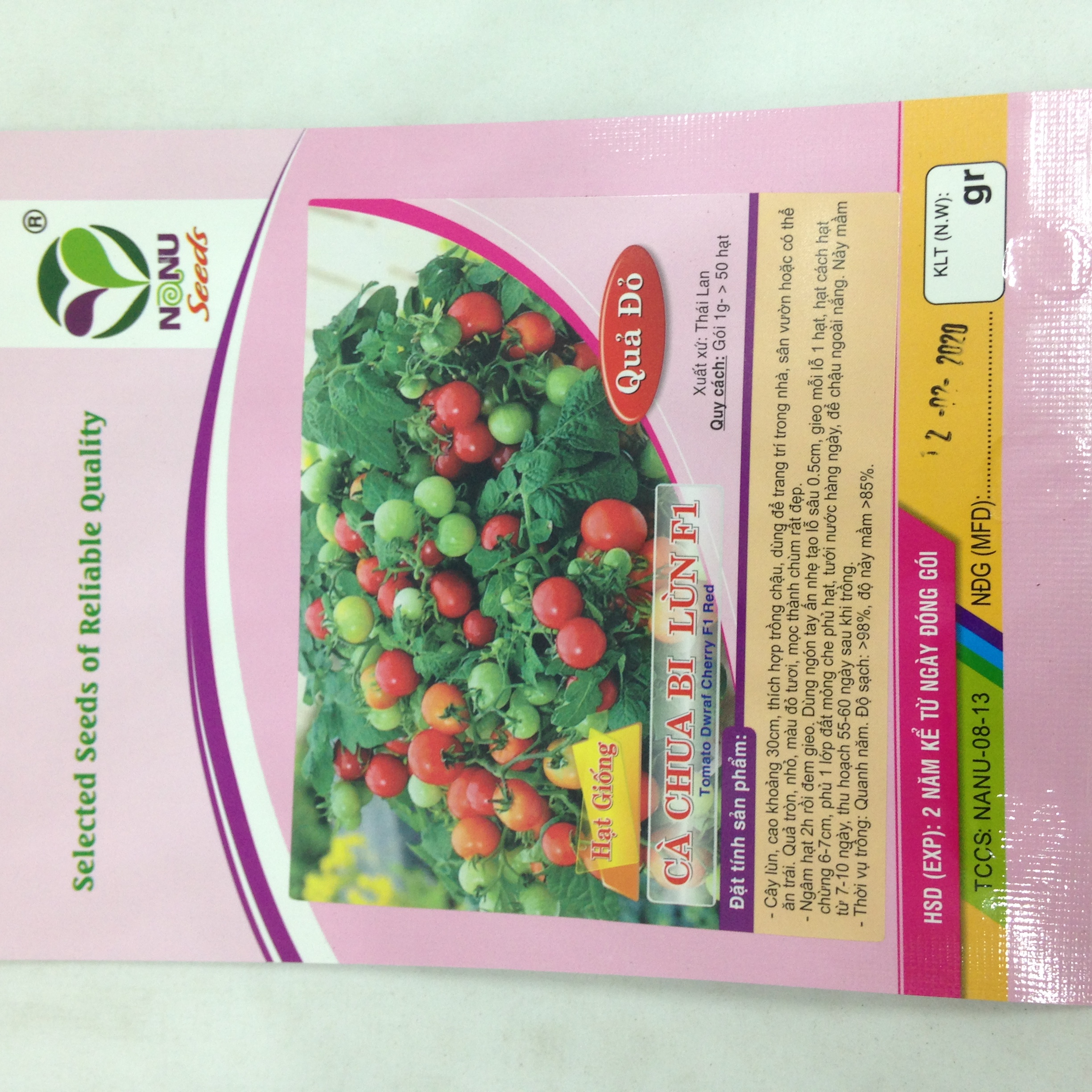 Gói 0.1g cà chua Cherry - cà chua bi F1